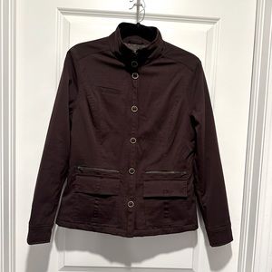 Prana Utility Jacket. Size Medium. Rich brown.